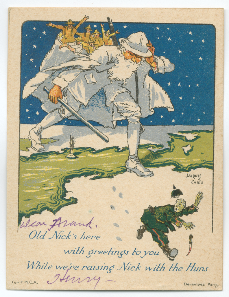 American Expeditionary Force Y.M.C.A. Christmas card