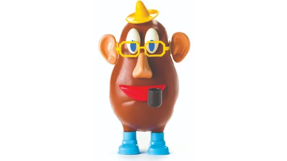 A color photograph of Mr. Potato Head