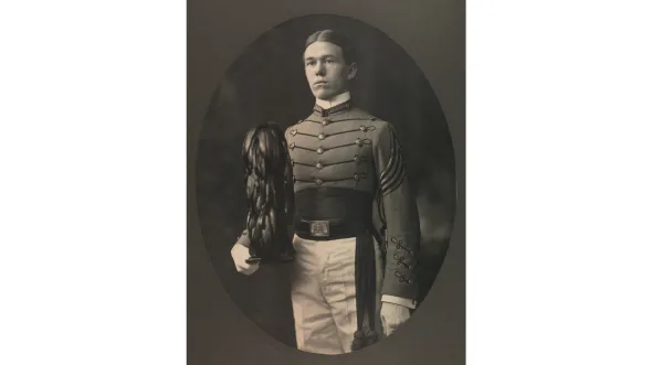 Photograph of VMI Cadet George Catlett Marshall, 1901, by Michael Miley (VMHC 1991.161.1207)