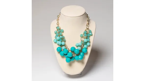 Color photograph of a necklace, about 2014