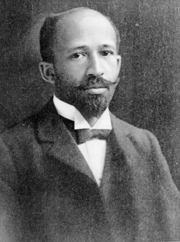 Black and white photograph of W. E. B. Du Bois