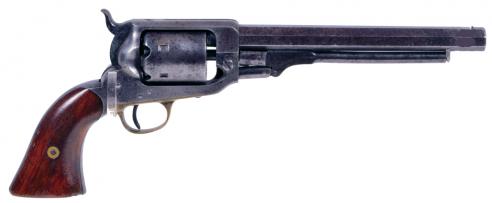Maj. Gen. J. E. B. Stuart’s Whitney Navy Revolver, c. 1857–62 (Gift of Virginia Stuart Waller Davis, VHS accession number: 1983.32) Maj. Gen. J. E. B. Stuart’s Whitney Navy Revolver, c. 1857–62