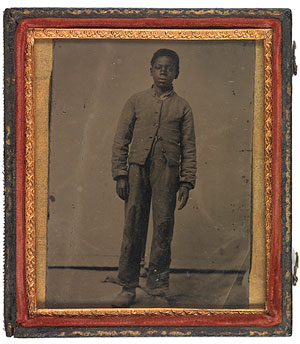 Young African American in Confederate Uniform, c. 1861–65 (Pamplin Historical Park & The National Museum of the Civil War Soldier) Young African American in Confederate Uniform, c. 1861–65